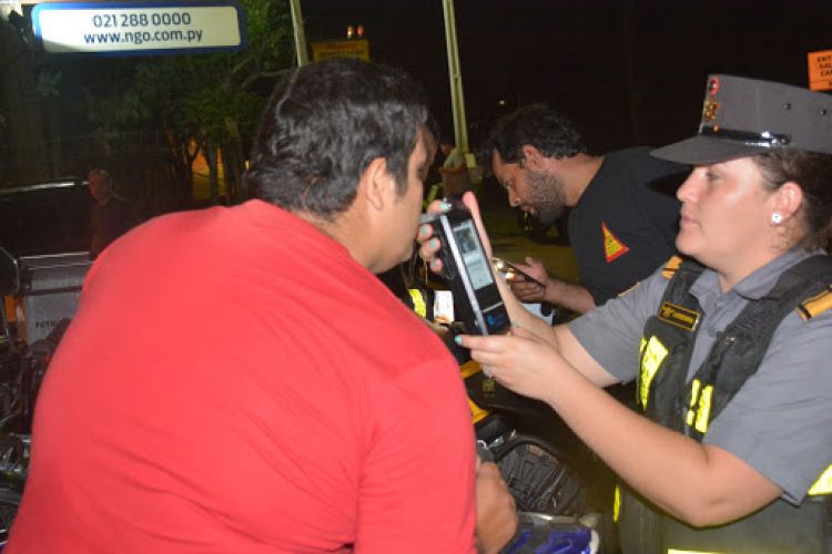 Caminera sancionó a más de 600 alcoholizados al volante en una semana