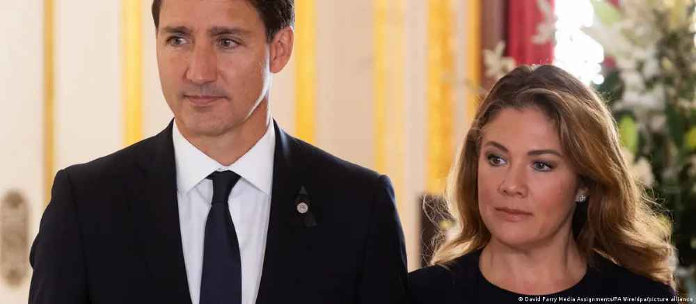 Trudeau se separa de su esposa tras 18 años de matrimonio