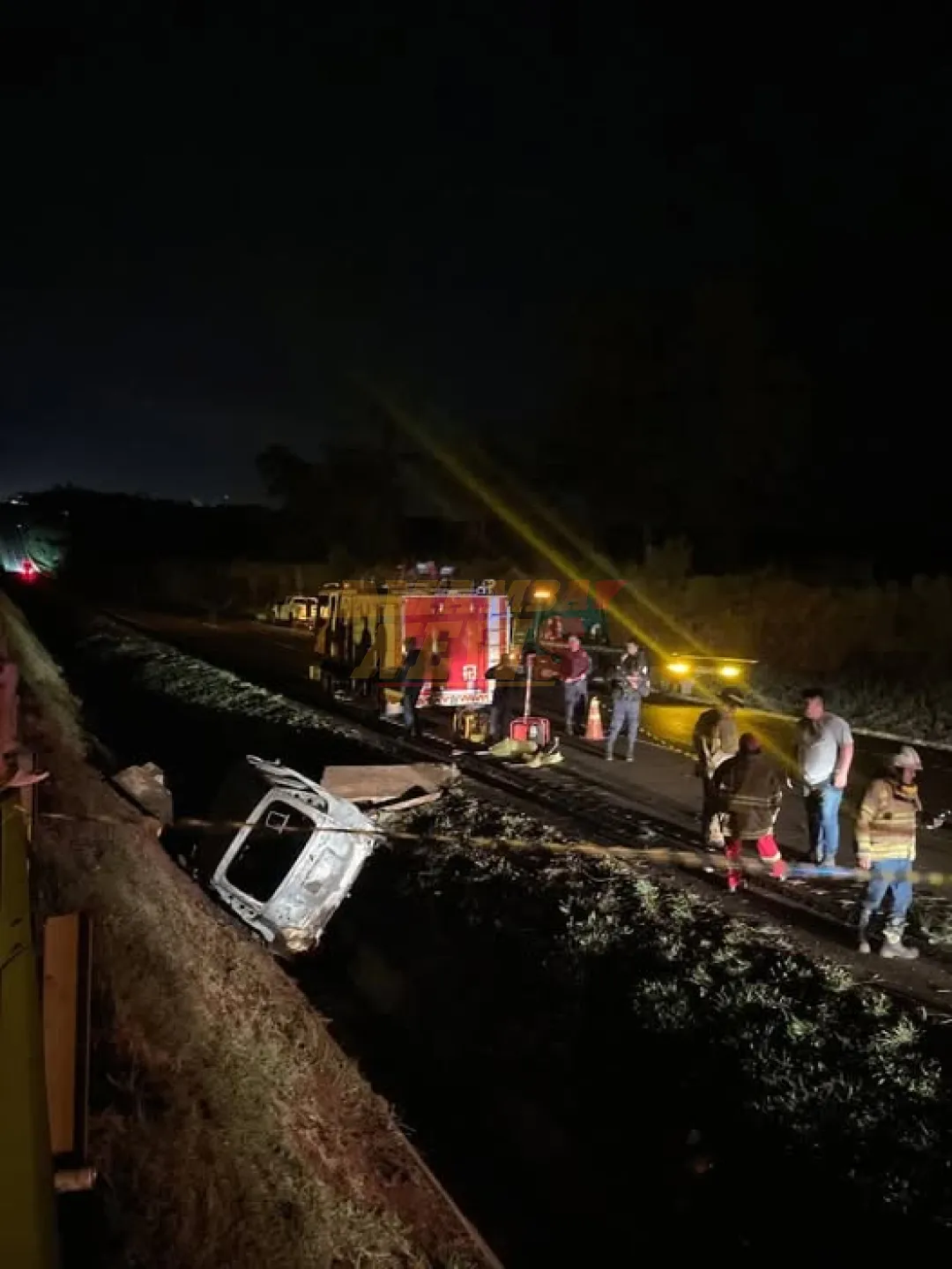 Fatal accidente sobre la ruta PY02, vehículo quedó incinerado