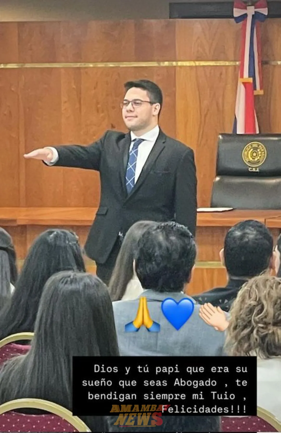 Robert Acevedo Icassatti juró como abogado