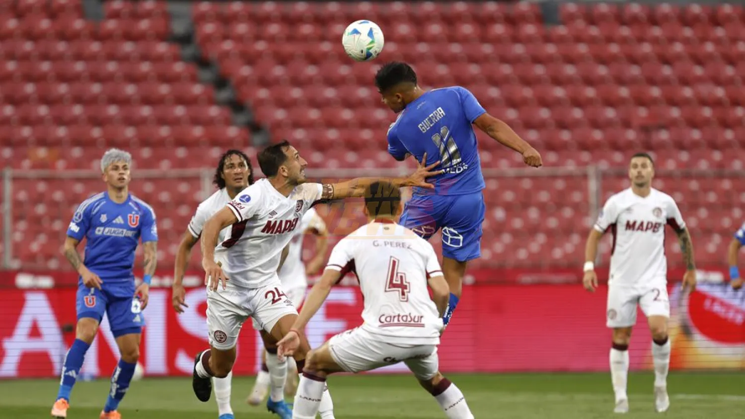 Lanús dilapida una ventaja de dos goles y todo queda en tablas