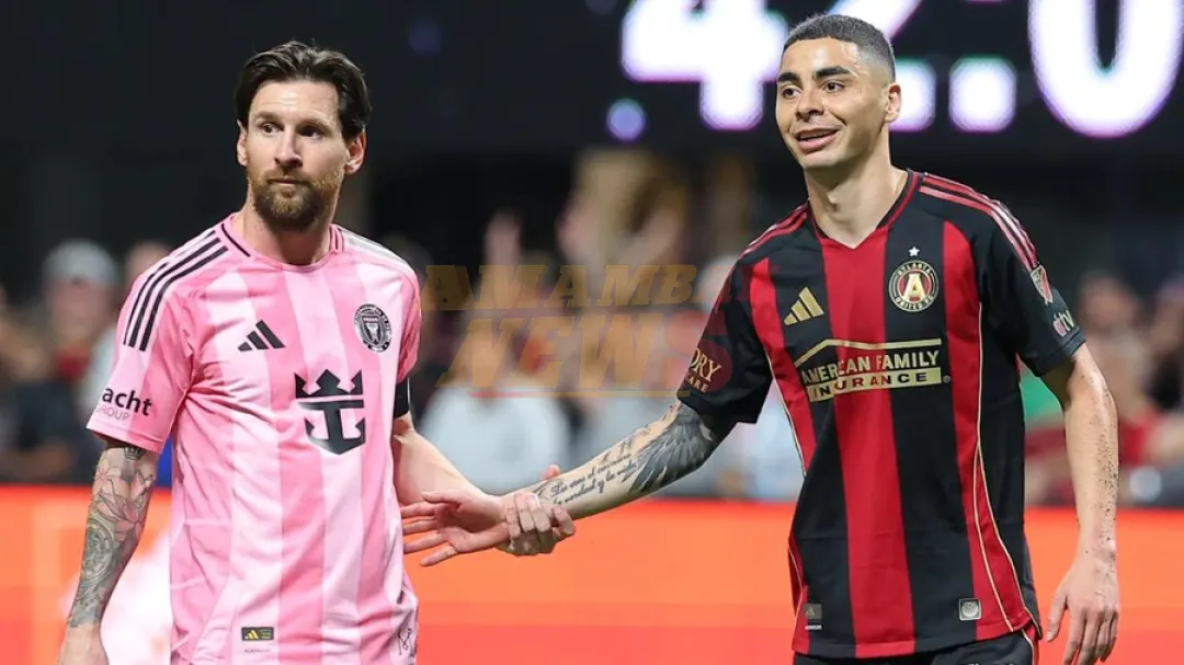 Miguel Almirón y Lionel Messi podrían ser compañeros