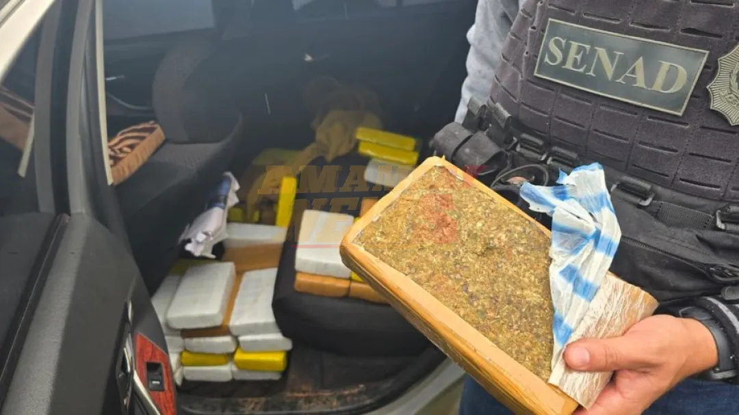 Senad incauta cargamento de marihuana “Colombian Gold” en Santa Rosa del Aguaray