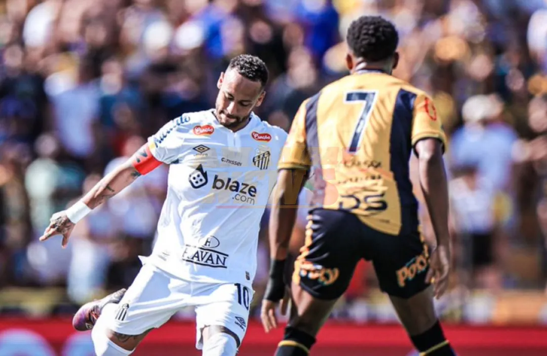 Santos empató con Novorizontino; Neymar fue titular