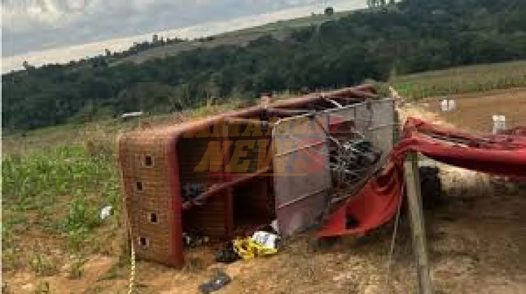 Fallece mujer embarazada al caer de un globo aerostático con 30 pasajeros en Brasil