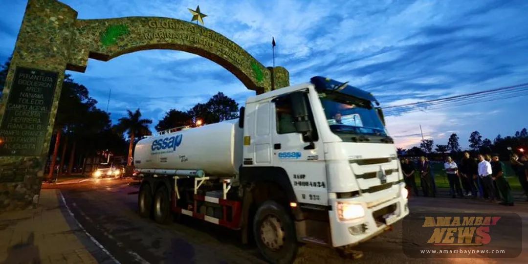 Envían 425.000 litros de agua al Chaco y prometen pronta solución definitiva