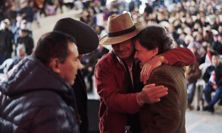 Euclides: “hoy en San Pedro comienza la marcha hacia el Palacio de López”