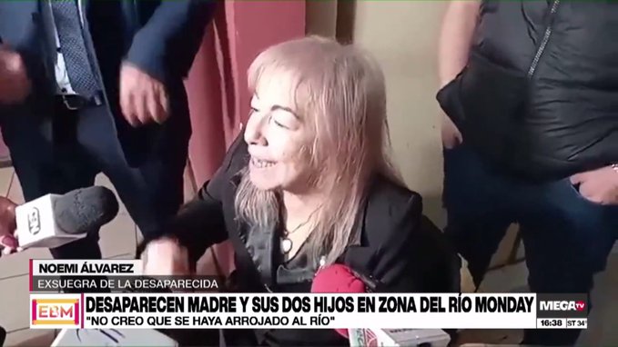 Exsuegra de desaparecida en zona de Monday cree que ella agarró a sus hijos y «se mandó mudar del país»