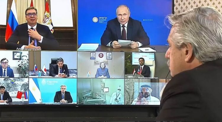 Fernández y Putin anuncian inicio de la producción de Sputnik V en Argentina