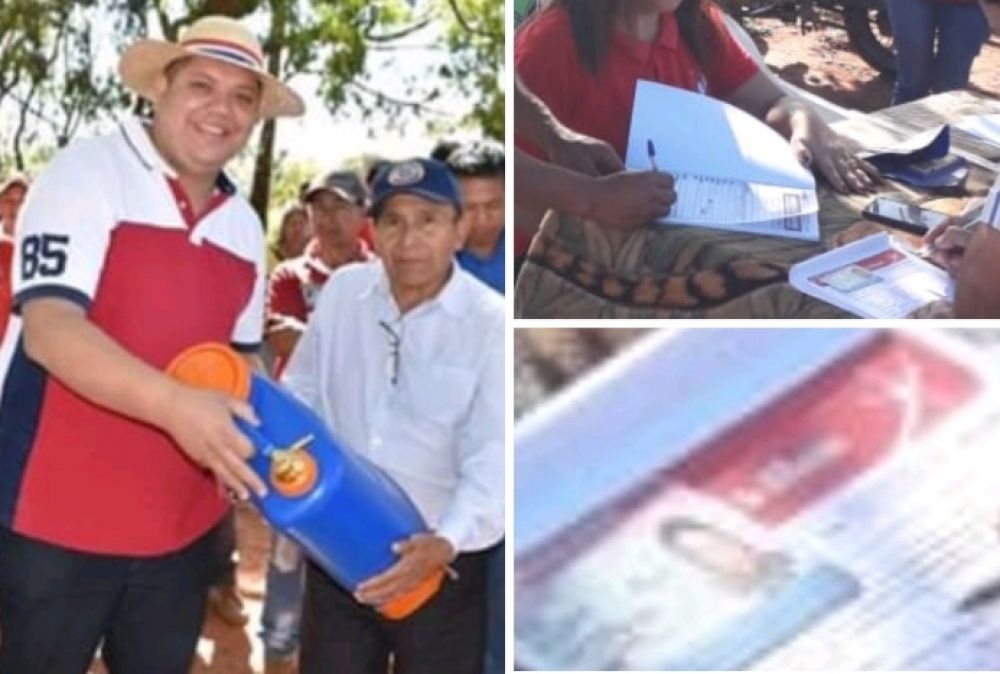 Diputado utiliza funcionarios y camionetas del Estado, para hacer afiliaciones en Amambay