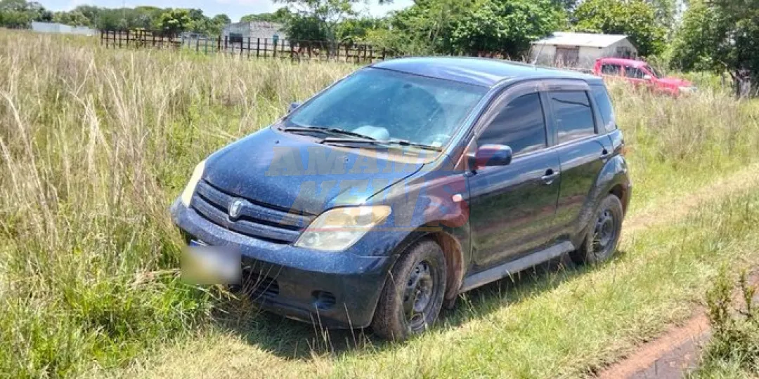 Hallan auto utilizado para asalto a casa de cubiertas de Ypané