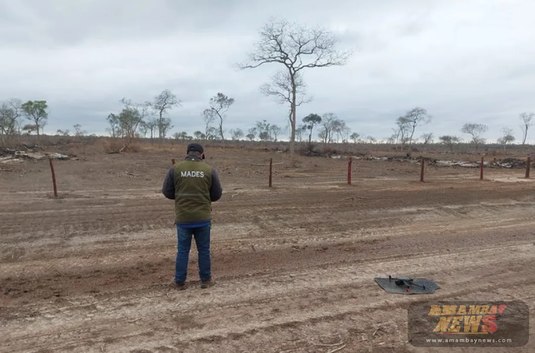 Mades interviene proyecto agropecuario donde presumiblemente se iniciaron incendios forestales del Chaco