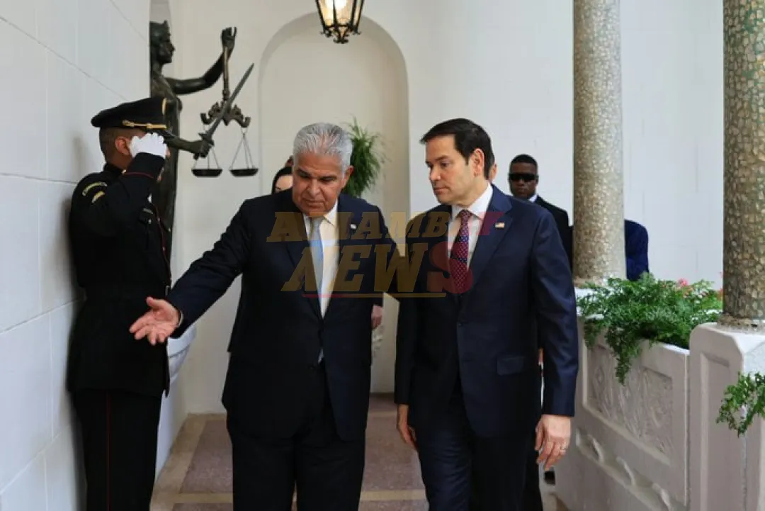 Secretario de Estado de EE.UU. se reúne con el presidente de Panamá