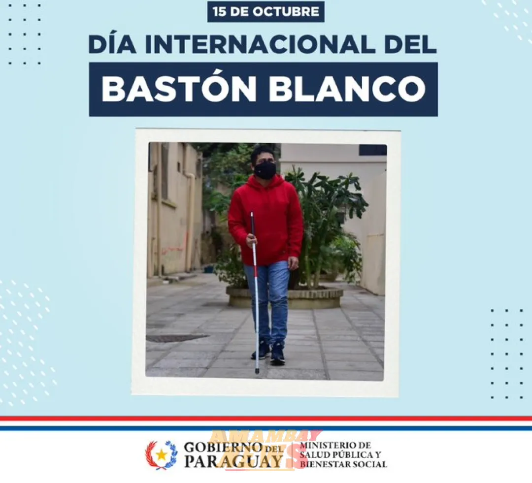 Día Internacional del Bastón Blanco: integración y sensibilización a personas con discapacidad visual