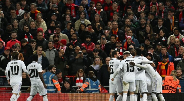 Inmensa remontada del Real Madrid en Anfield