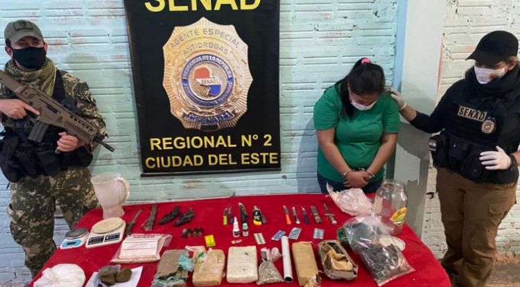 Desarticulan foco de distribución y laboratorio de procesamiento de drogas en CDE
