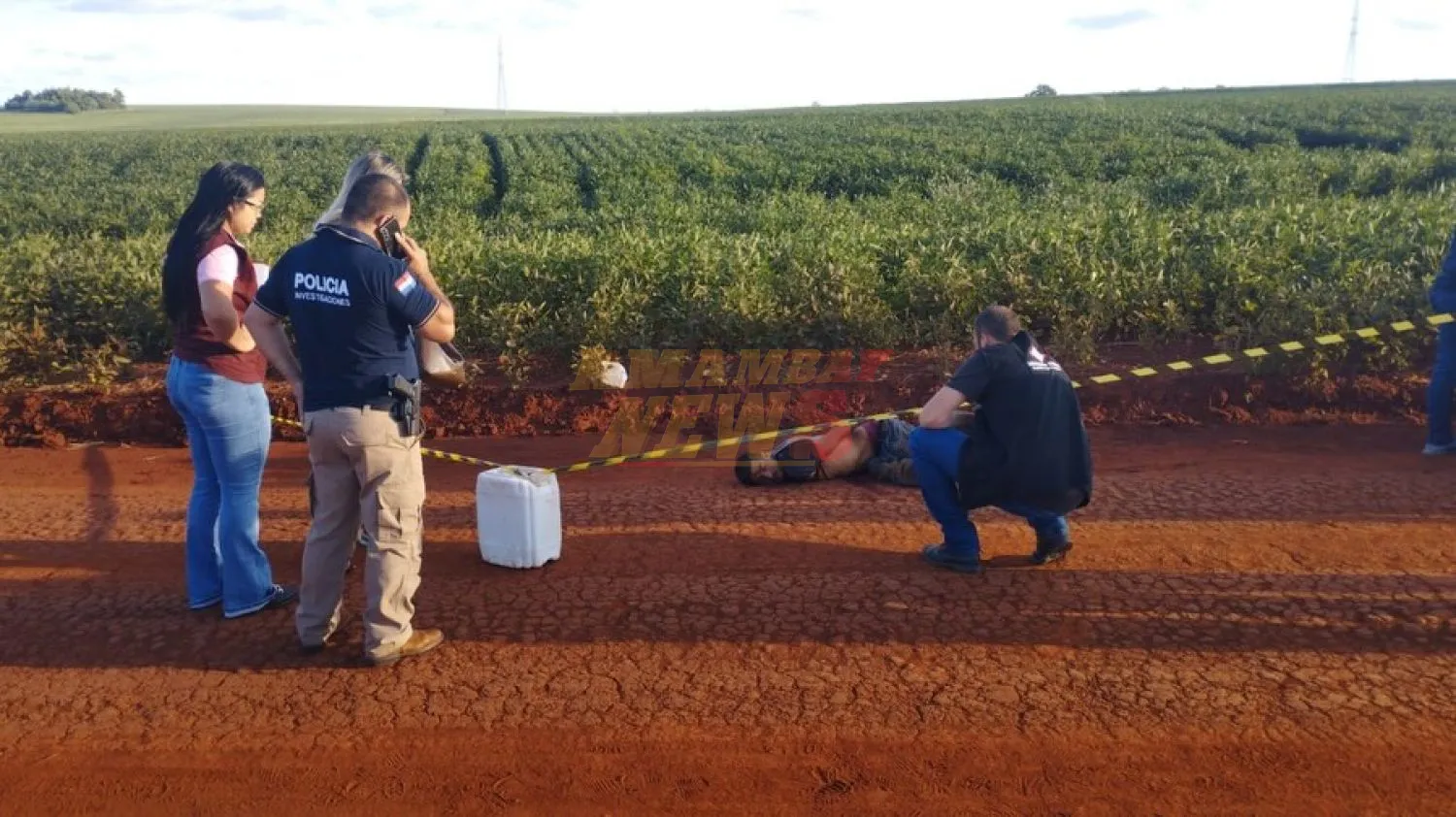 Hallan cuerpo sin vida de un brasileño en un camino vecinal de Capitán Bado