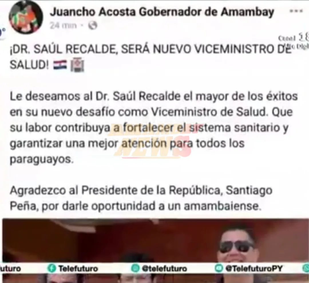 VIDEO: La metida de pata de “Juancho” en el nombramiento de Saúl Recalde