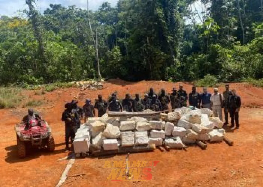 Masiva incautación de cocaína en Guyana es fruto de la asistencia extranjera