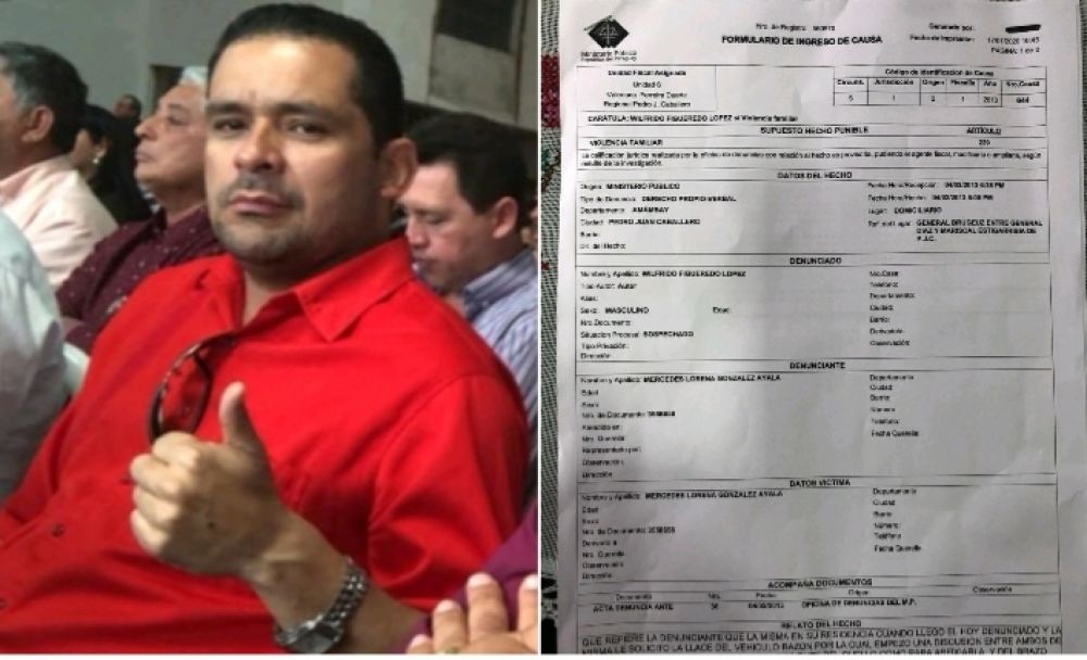 Seccionalero acusado de violencia familiar por su esposa: Me agarro del cuello para asfixiarme