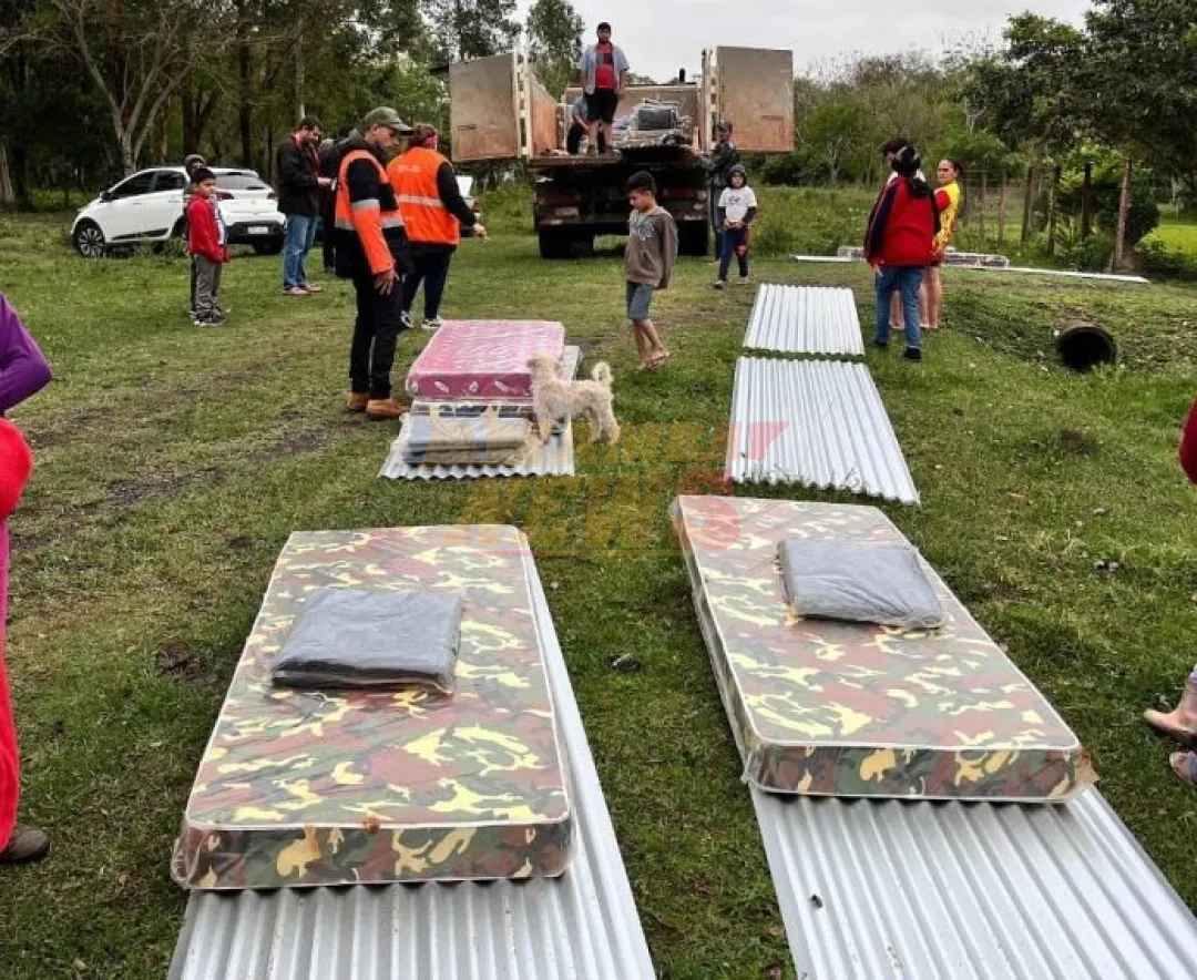 Asisten a familias damnificadas por temporal en comunidades de Itapúa y Concepción