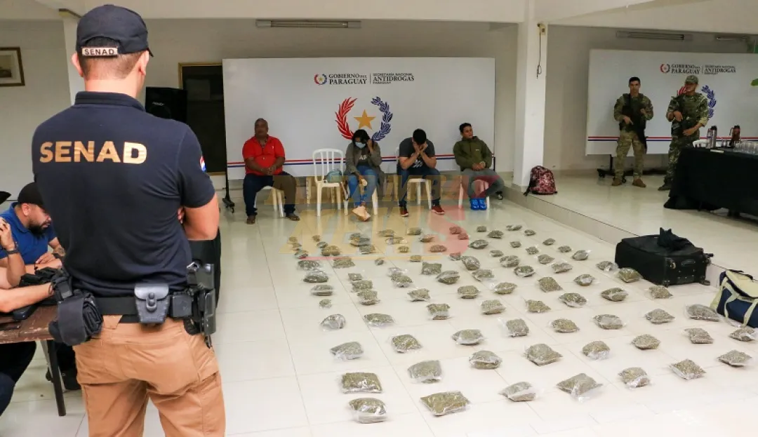 Salieron de PJC y fueron detenidos por la Senad en Parque Guazú