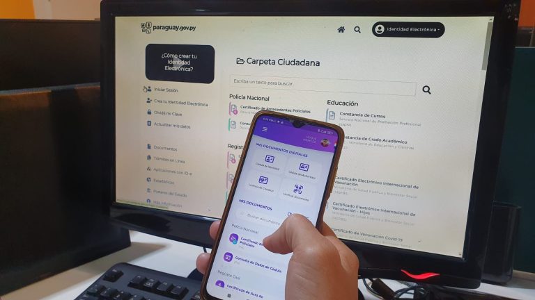 Documentos digitales de portación obligatoria podes tener desde la app Portal Paraguay