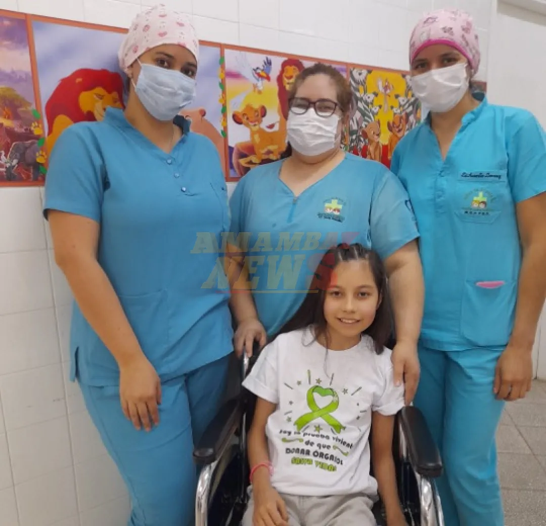 María Luján recibe alta del Acosta Ñu tras un trasplante de corazón