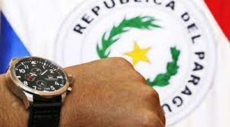 Paraguay atrasa sus relojes una hora a partir de este domingo