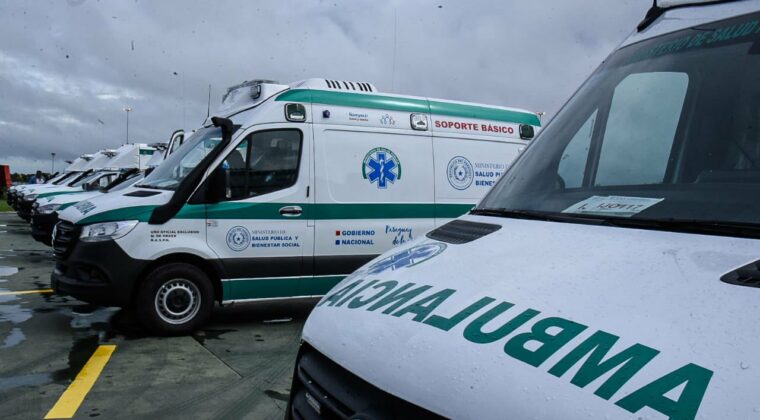 Entregan 30 nuevas ambulancias destinadas a servicios de salud del interior