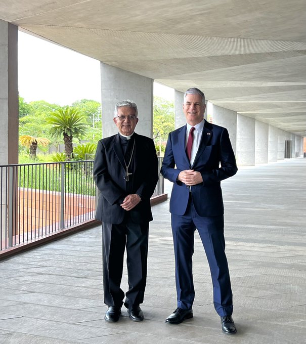Nueva reunión entre embajador de EE.UU y cardenal paraguayo