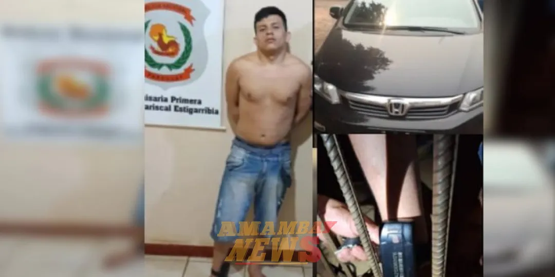 PJC: capturan a brasileo que rob vehculo a una docente en Ponta Por