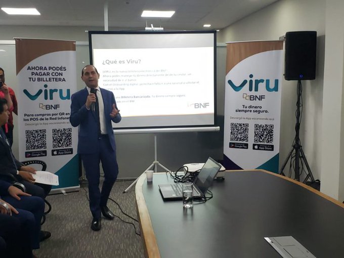 Viru, la billetera electrónica del BNF que se lanzó al mercado
