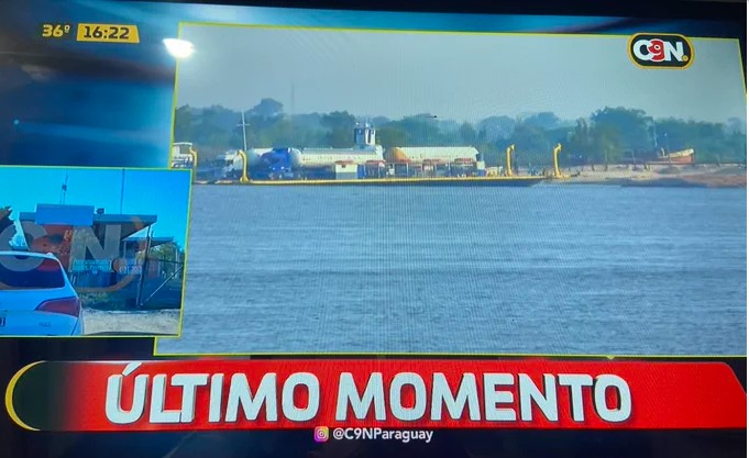 Argentina libera camiones cargados con gas y los deja pasar por grupos hacia Paraguay