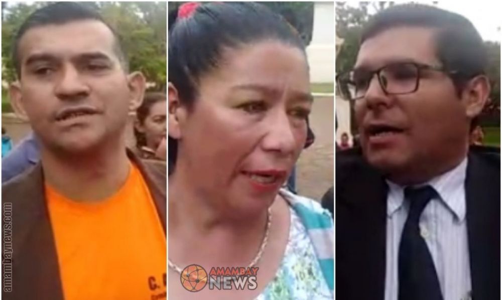 Invasores de plazas piden explicaciones a Néstor Echeverria y Ricardo Villalba