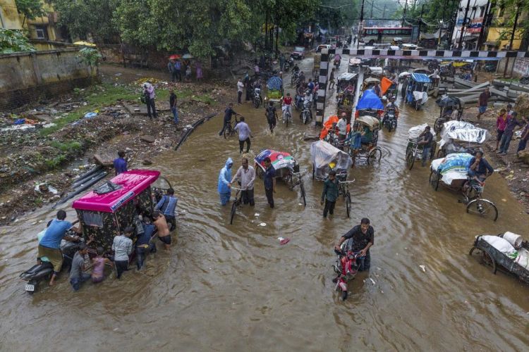 Aumentan a 50 los muertos a causa de las inundaciones en la India