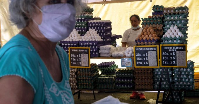 Argentina registra una inflación acumulada de 94,8% en 2022