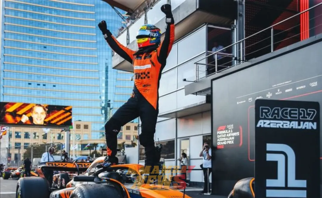 F1: Piastri gana en Azerbaiyán, Norris sigue acercándose a Verstappen