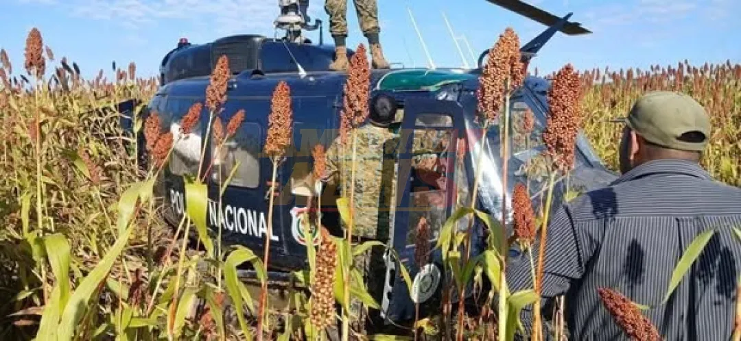 Cae helicóptero en Alto Paraguay
