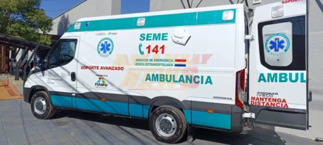 Con nueva ambulancia fortalecen al Hospital Regional de Concepción