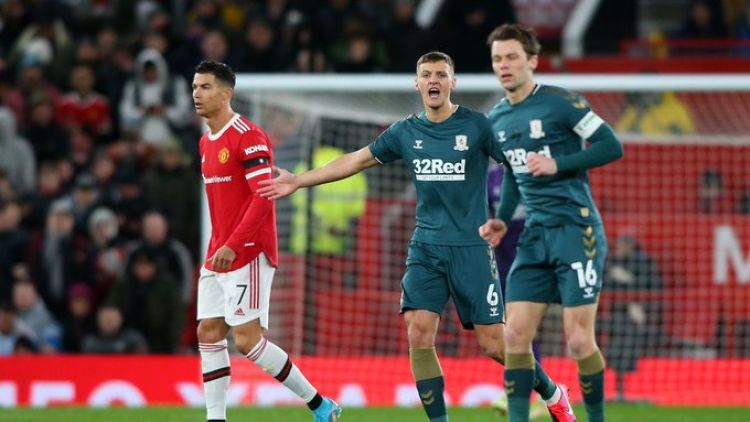 Noche de frustración de Cristiano Ronaldo y el Manchester United