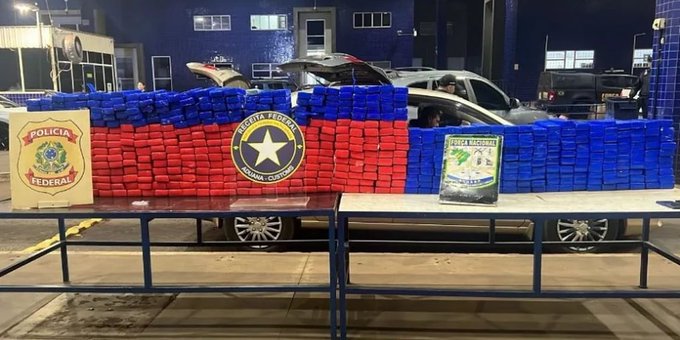 Paraguayo detenido con más de 590 panes de marihuana en Foz