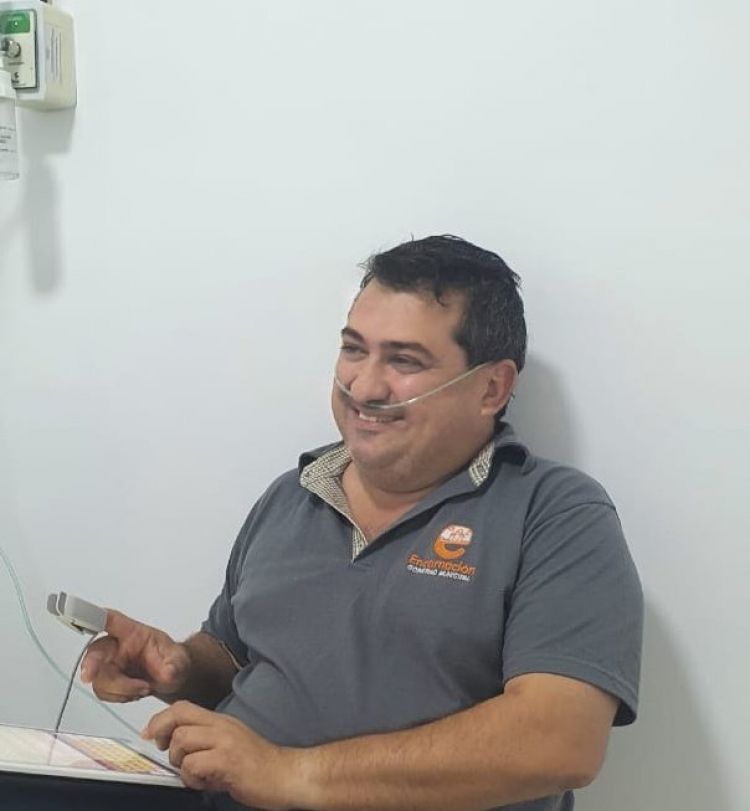 Luis Yd es trasladado hasta Asunción para estudios post COVID-19