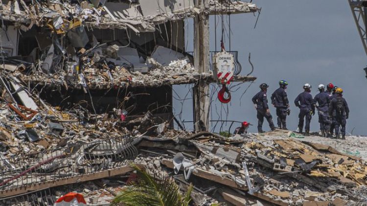 Proponen levantar un monumento en el lugar donde se derrumbó el edificio de Miami