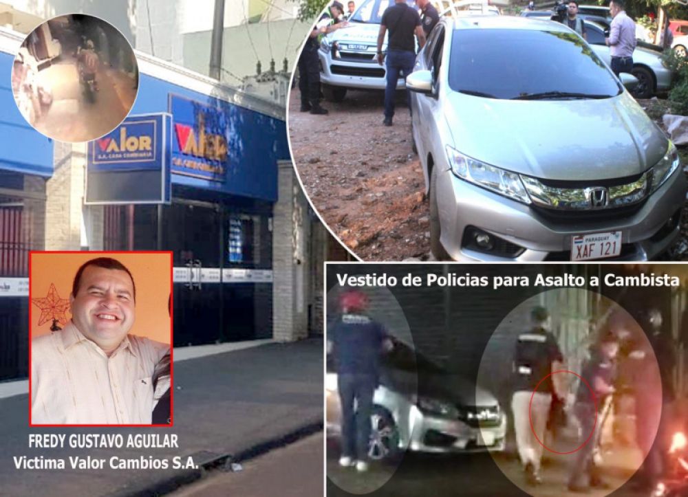 Dos asaltos multimillonarios con bendición policial en pleno centro de Ciudad del Este