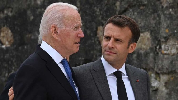 Macron y Biden hablaron sobre los avances diplomáticos con Rusia y Ucrania