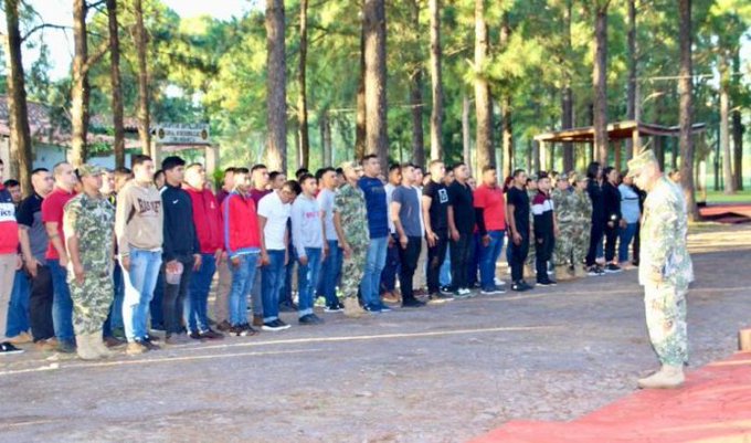 Unos 150 jóvenes iniciaron entrenamiento intensivo para agentes de nueva penitenciaría de Minga Guasu