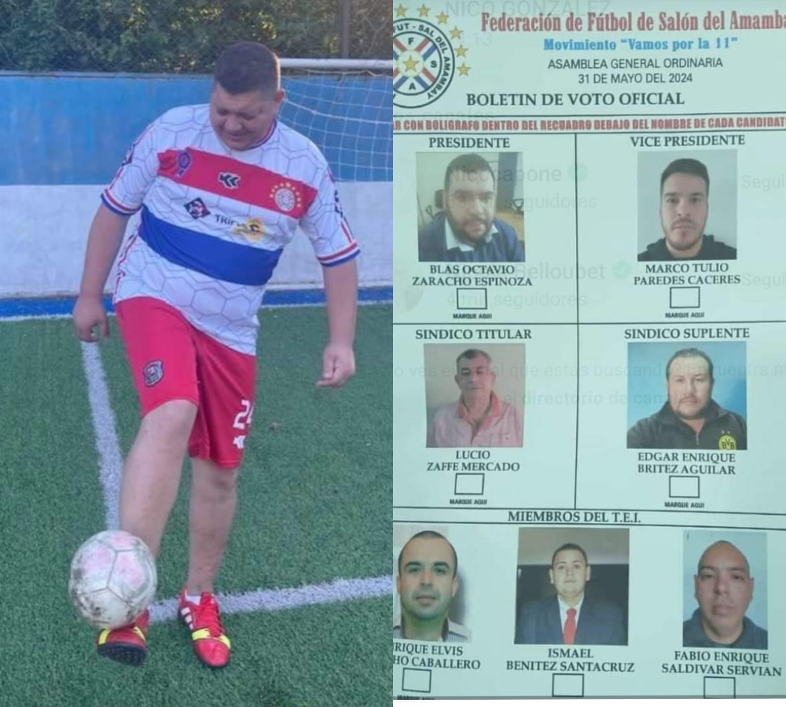 Comisión directiva de la FFSA se fraguo en el ´quincho´ del Club Social Amambay