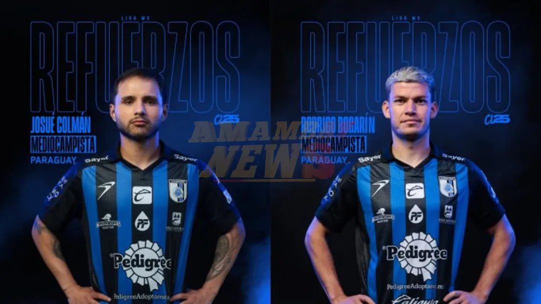 Josué Colmán y Rodrigo Bogarín son refuerzos del Querétaro