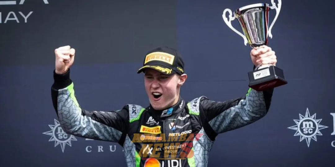 ¡Gigante! Duerksen sorprendió con el podio en la F-2 FIA